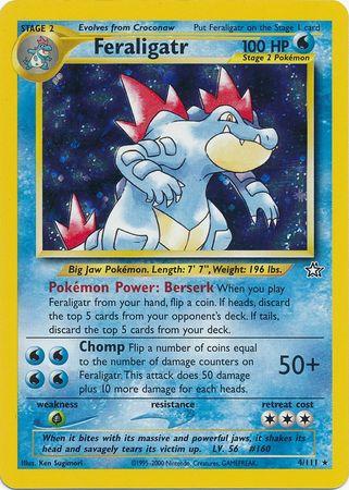 Feraligatr (4) 4/111 - [Neo Genesis] Unlimited Holofoil