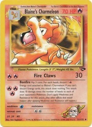 Blaine's Charmeleon 31/132 - [Gym Challenge] Unlimited