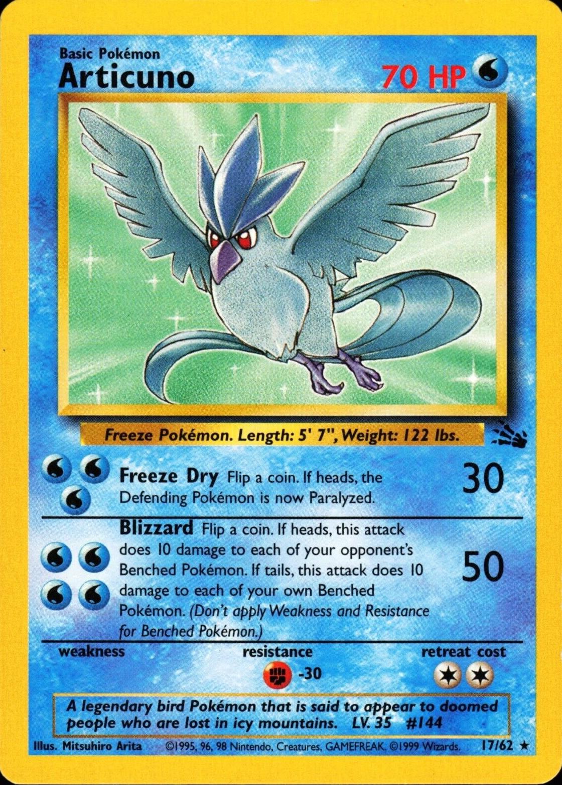 Articuno (17) 17/62 - [Fossil] Unlimited