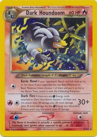 Dark Houndoom 7/105 - [Neo Destiny] Unlimited Holofoil