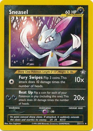 Sneasel 25/111 - [Neo Genesis] Unlimited
