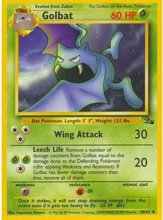 Golbat 34/62 - [Fossil] Unlimited