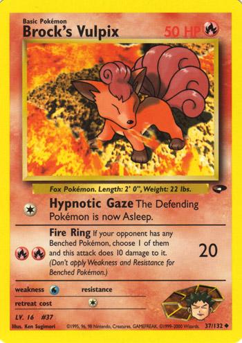 Brock's Vulpix 37/132 - [Gym Challenge] Unlimited