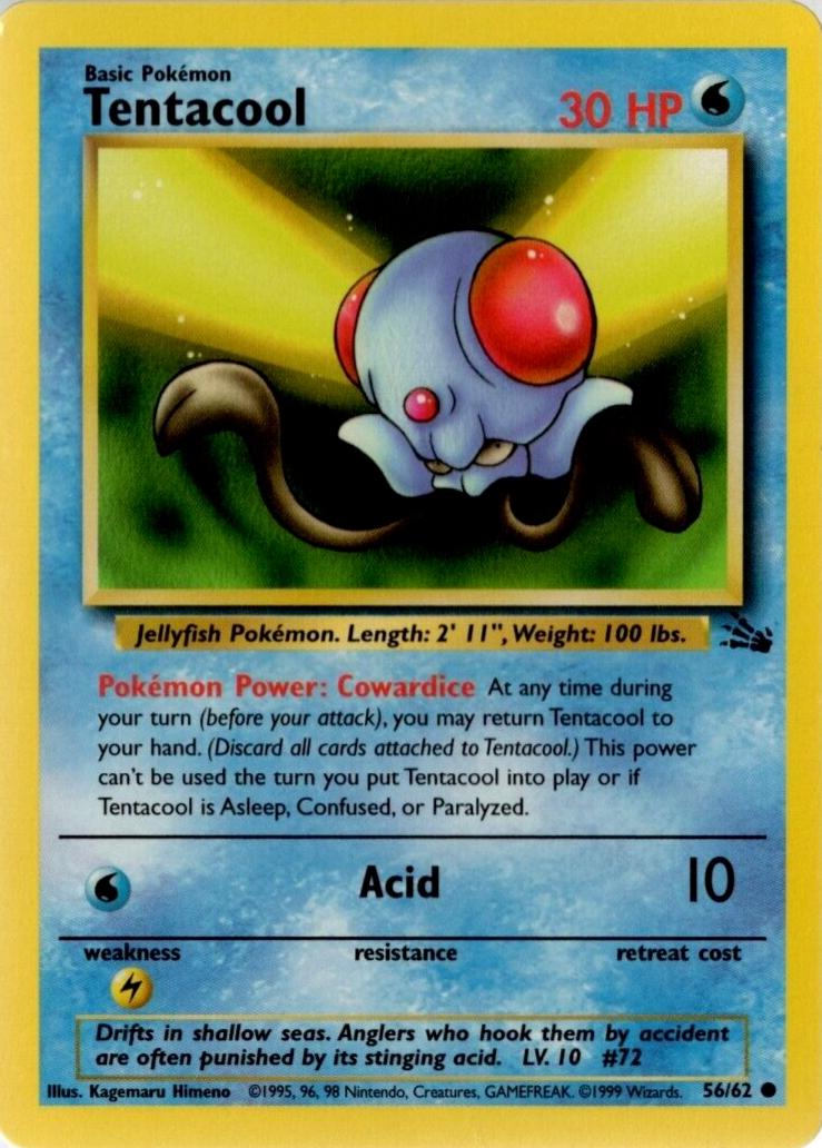 Tentacool 56/62 - [Fossil] Unlimited