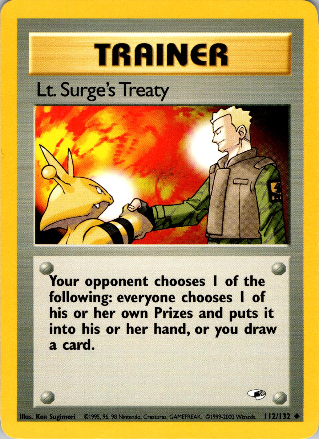 Lt. Surge's Treaty 112/132 - [Gym Heroes] Unlimited