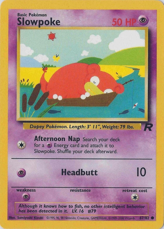 Slowpoke 67/82 - [Team Rocket] Unlimited