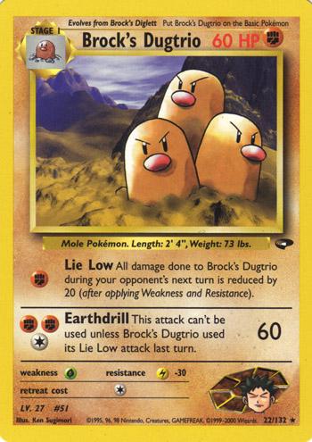 Brock's Dugtrio 22/132 - [Gym Challenge] Unlimited