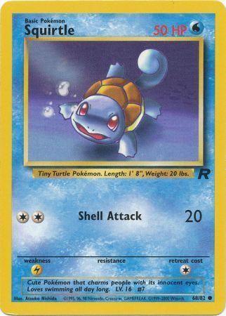 Squirtle 68/82 - [Team Rocket] Unlimited