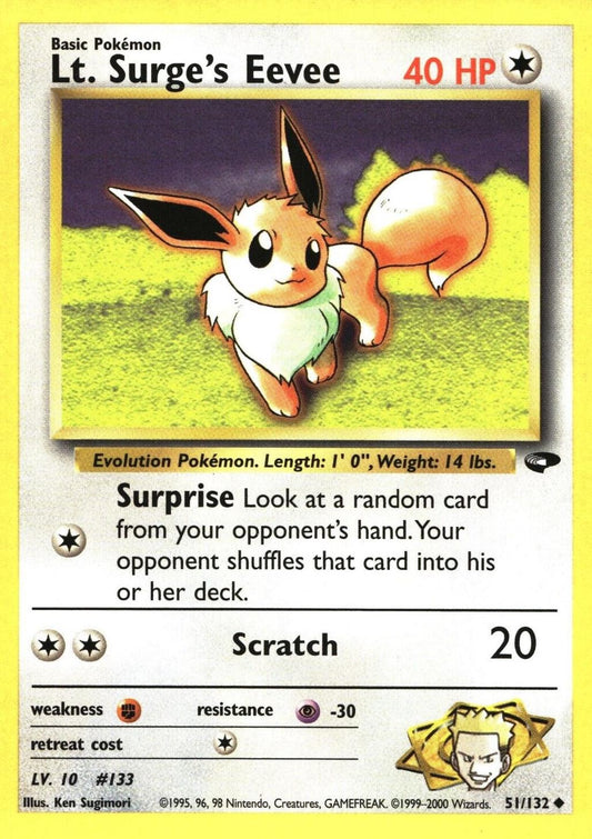 Lt. Surge's Eevee 51/132 - [Gym Challenge] Unlimited