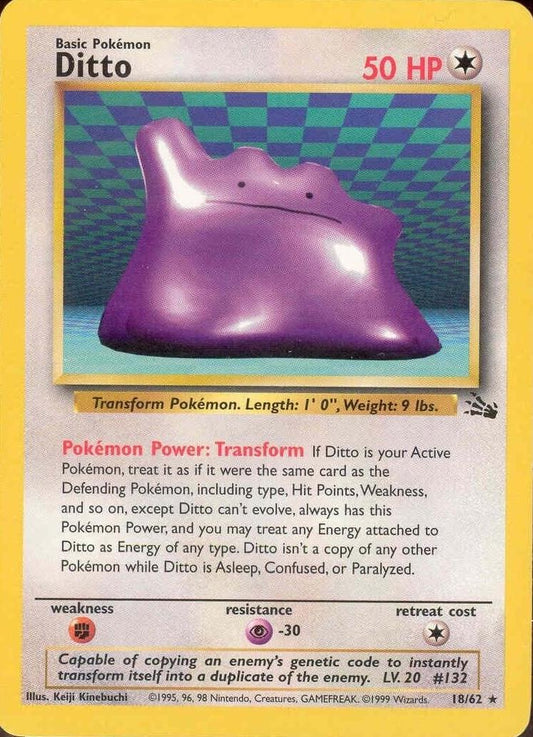 Ditto (18) 18/62 - [Fossil] Unlimited