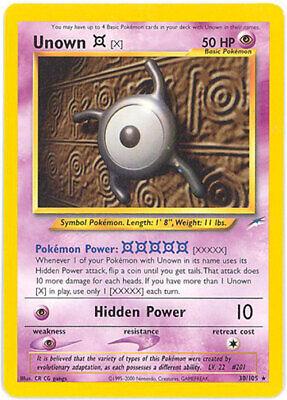 Unown [X] 30/105 - [Neo Destiny] Unlimited