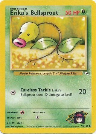 Erika's Bellsprout (76) 76/132 - [Gym Heroes] Unlimited