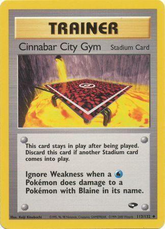 Cinnabar City Gym 113/132 - [Gym Challenge] Unlimited