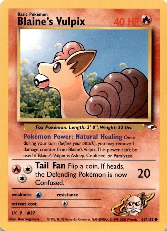 Blaine's Vulpix 65/132 - [Gym Heroes] Unlimited