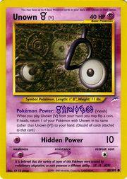 Unown [V] 89/105 - [Neo Destiny] Unlimited