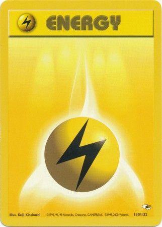 Lightning Energy 130/132 - [Gym Heroes] Unlimited