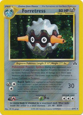 Forretress (2) 2/75 - [Neo Discovery] Unlimited Holofoil