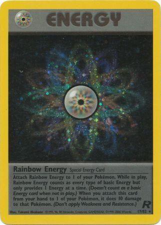 Rainbow Energy (17) 17/82 - [Team Rocket] Unlimited Holofoil