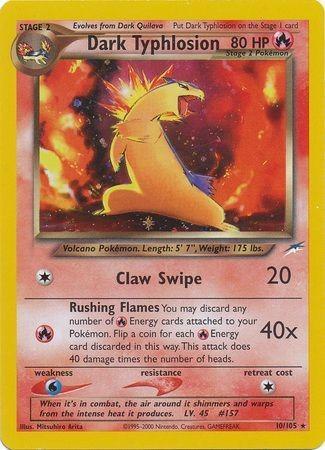 Dark Typhlosion 10/105 - [Neo Destiny] Unlimited Holofoil