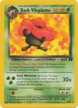 Dark Vileplume (30) 30/82 - [Team Rocket] Unlimited