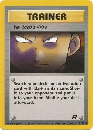 The Boss's Way 73/82 - [Team Rocket] Unlimited
