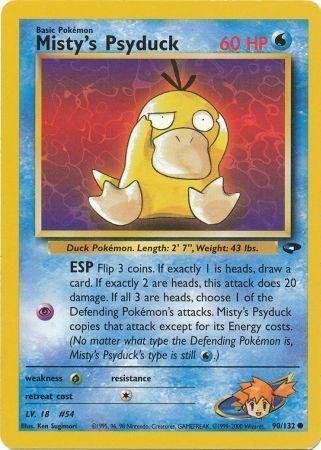 Misty's Psyduck 90/132 - [Gym Challenge] Unlimited