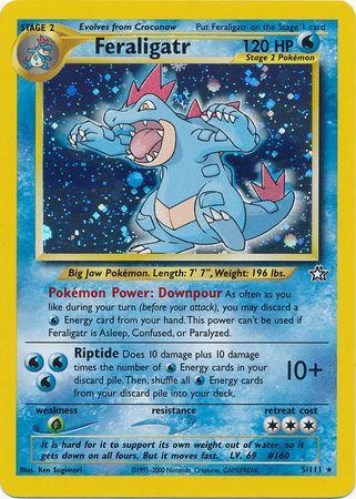 Feraligatr (5) 5/111 - [Neo Genesis] Unlimited Holofoil