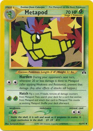 Metapod (42/75) [N2 Neo Discovery] Unlimited