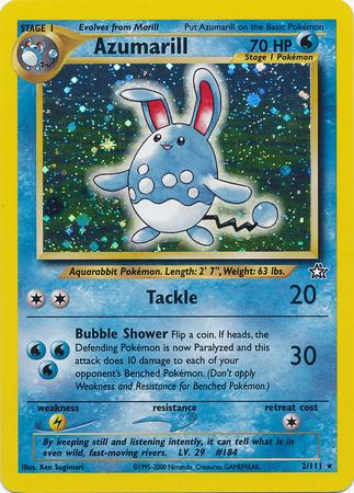 Azumarill 2/111 - [Neo Genesis] Unlimited Holofoil