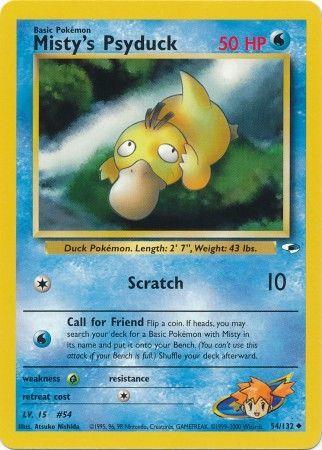 Misty's Psyduck 54/132 - [Gym Heroes] Unlimited