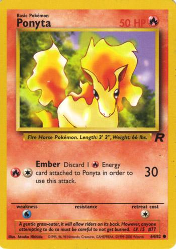 Ponyta 64/82 - [Team Rocket] Unlimited