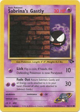 Sabrina's Gastly (96) 96/132 - [Gym Challenge] Unlimited