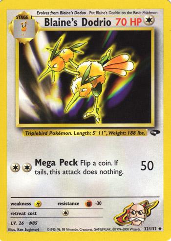 Blaine's Dodrio 32/132 - [Gym Challenge] Unlimited