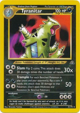 Tyranitar (31) 31/75 - [Neo Discovery] Unlimited