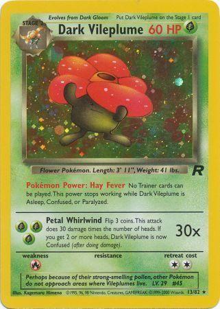 Dark Vileplume (13) 13/82 - [Team Rocket] Unlimited Holofoil