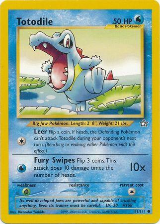 Totodile (81) 81/111 - [Neo Genesis] Unlimited