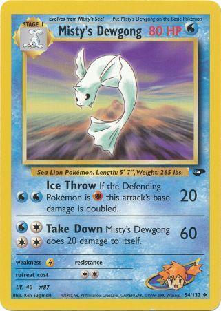 Misty's Dewgong 54/132 - [Gym Challenge] Unlimited