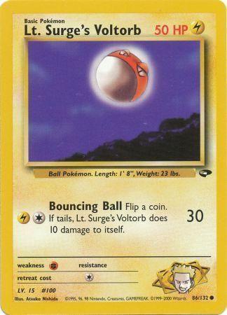Lt. Surge's Voltorb 86/132 - [Gym Challenge] Unlimited