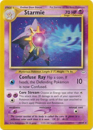 Starmie 25/64 - [Neo Revelation] Unlimited