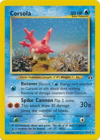 Corsola 37/75 - [Neo Discovery] Unlimited