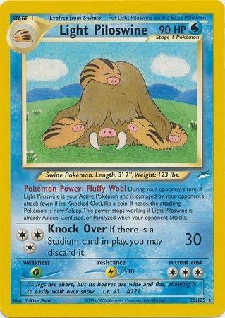 Light Piloswine 26/105 - [Neo Destiny] Unlimited