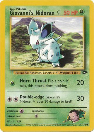 Giovanni's Nidoran F 75/132 - [Gym Challenge] Unlimited