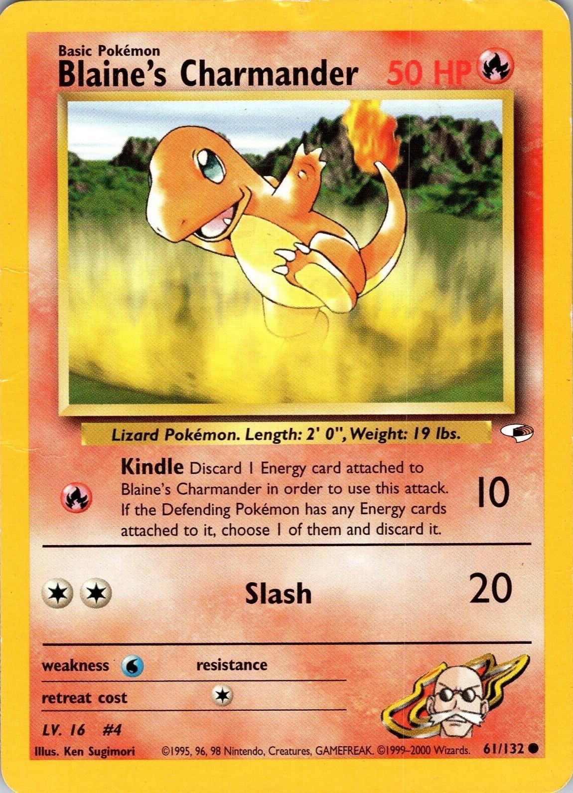 Blaine's Charmander 61/132 - [Gym Heroes] Unlimited