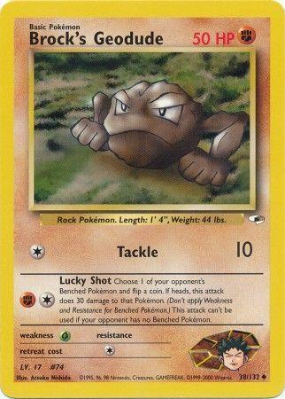 Brock's Geodude (38) 38/132 - [Gym Heroes] Unlimited