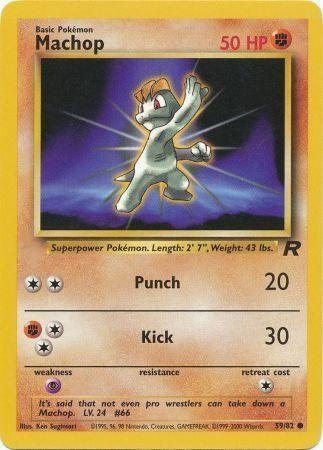 Machop 59/82 - [Team Rocket] Unlimited