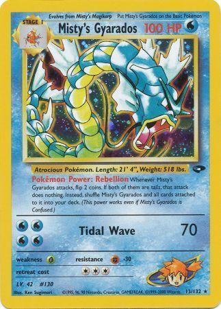 Misty's Gyarados 13/132 - [Gym Challenge] Unlimited Holofoil