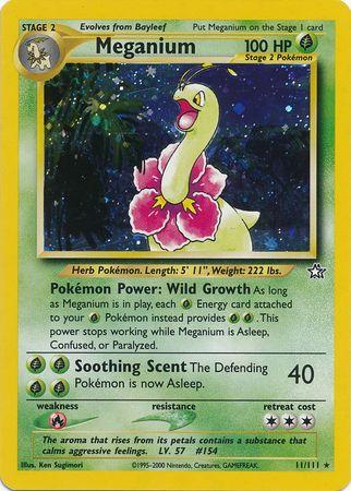 Meganium (11) 11/111 - [Neo Genesis] Unlimited Holofoil