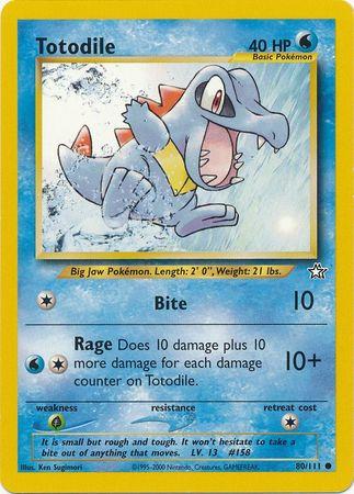 Totodile (80) 80/111 - [Neo Genesis] Unlimited