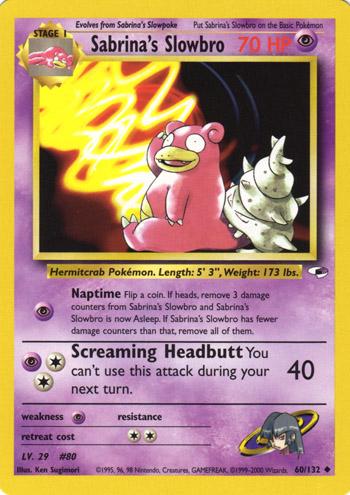 Sabrina's Slowbro 60/132 - [Gym Heroes] Unlimited
