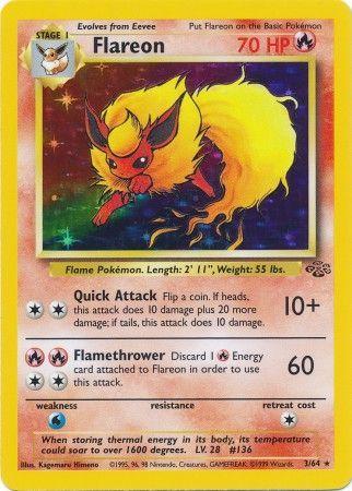 Flareon (3) 3/64 - [Jungle] Unlimited Holofoil